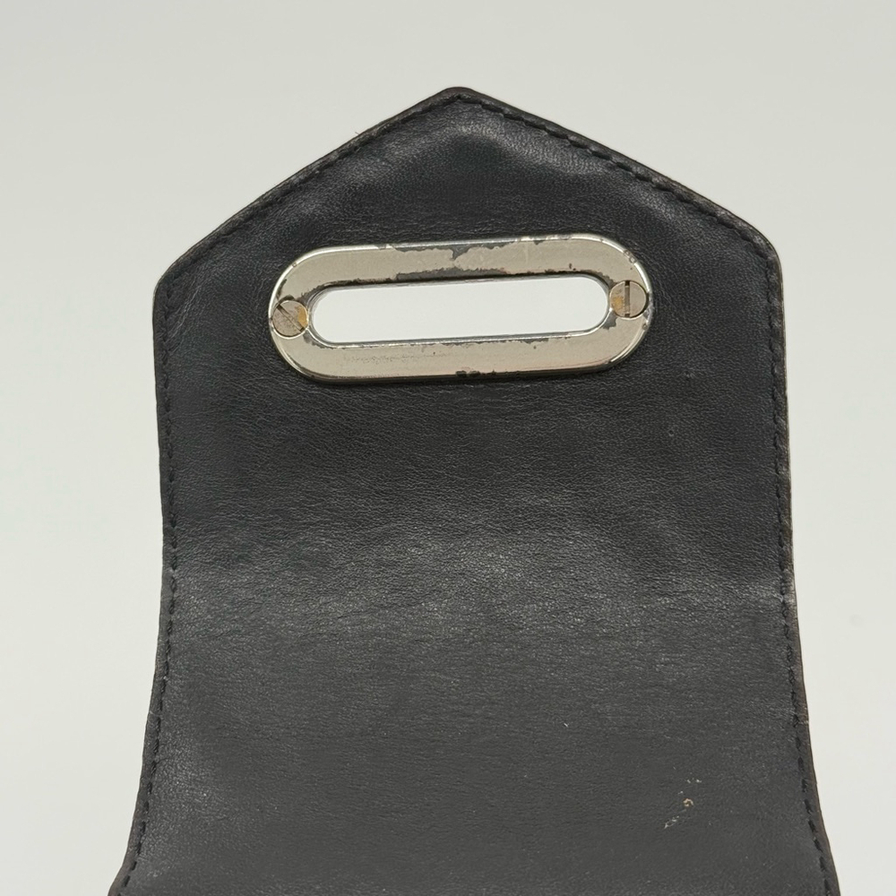 Vintage Style Two-Tone Leather Brighton Collection Shoulder Black & Brown Bag - Picture 5 of 14